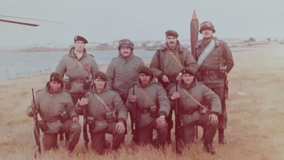 Fotografía de integrantes del Regimiento de Infantería 25