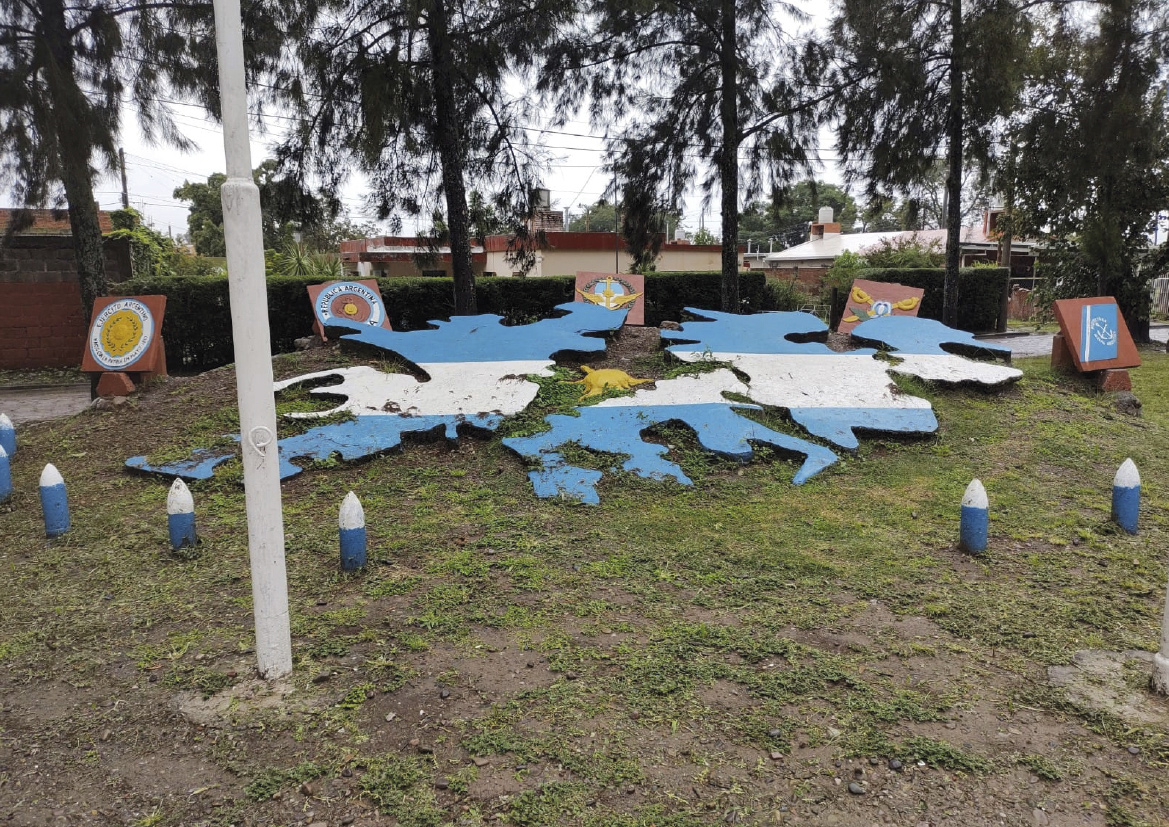 Recreación y homenaje a los caídos en la Guerra de Malvinas