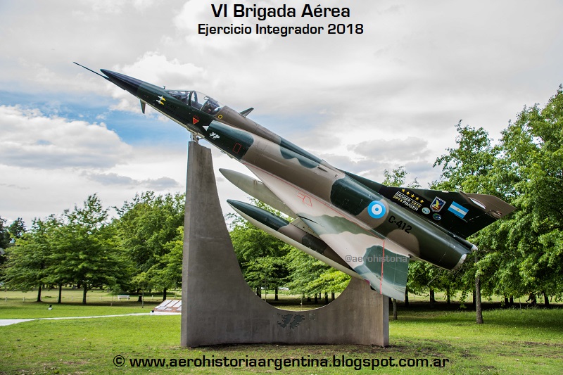 La fotografía muestra el Mirage 5 Finger C-412 M-V Dagger, que participó en la batalla del 1º de mayo de 1982 atacando la flota británica.